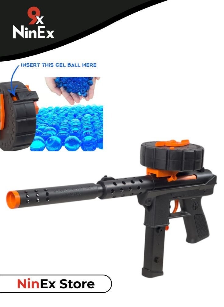 Premium Gel Ball Blaster Gun with Drum Magazine – Electric Water Bead Shooter Toy for Kids - Image 1